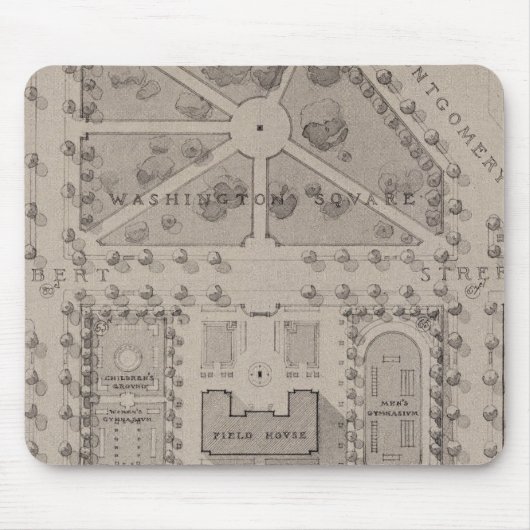 Playground, Washington Square, San Francisco Mousepad (Vorne)
