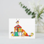 Playhouse Postkarte (Stehend Vorderseite)