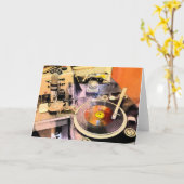 Playin' Rock-n-Roll-Karte Karte (Gelbe Blume)