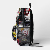 Playing Basketball in My Old Lucky Sneakers Bedruckter Rucksack (Rechts)