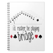 Playing Bridge Notizblock (Vorderseite)