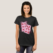 Playing Card Valentine’s Day 67 Preppy Six Seven 6 T-Shirt (Vorne ganz)