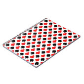 Playing Cards Clubs and Spades Notebook Journal Notizblock (Linke Seite)