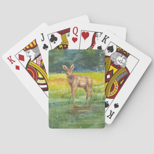 Playing cards for the nature lover, moose spielkarten (Rückseite)