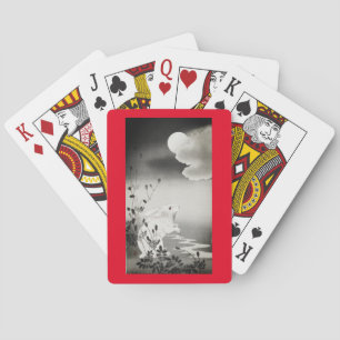 PLAYING CARDS JAPANESE RABBIT AND MOON SPIELKARTEN