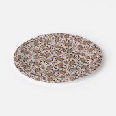 Playing Cards Papierplatte Pappteller (Schrägansicht)