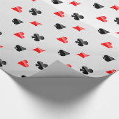 Playing Cards Suits Geschenkpapier (Ecke)