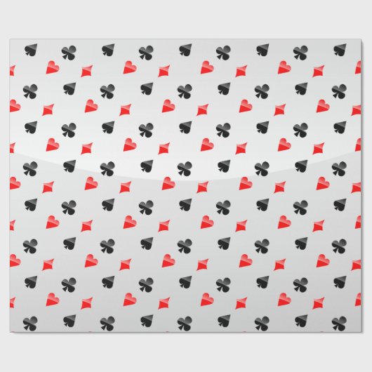 Playing Cards Suits Geschenkpapier (Flach)