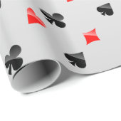 Playing Cards Suits Geschenkpapier (Rolleneckpunkt)