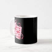 Playing Cards Valentine 6 7 67 Six Seven Valentine Kaffeetasse (Vorderseite Links)