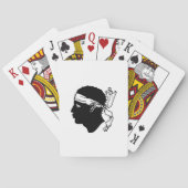 Playing Cards with flag of Corsica Spielkarten (Rückseite)