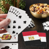 Playing Cards with Flag of Egypt Spielkarten (In Situ)