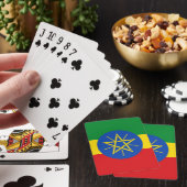 Playing Cards with flag of Ethiopia Spielkarten (In Situ)
