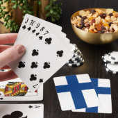 Playing Cards with flag of Finland Spielkarten (In Situ)