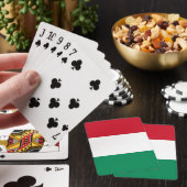 Playing Cards with flag of Hungary Spielkarten (In Situ)