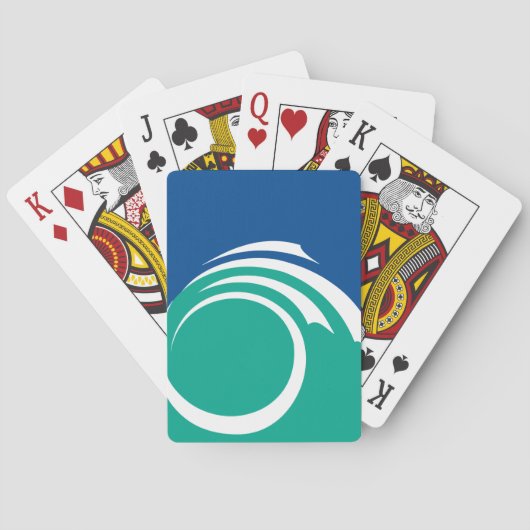 Playing Cards with flag of Ottawa Spielkarten (Rückseite)