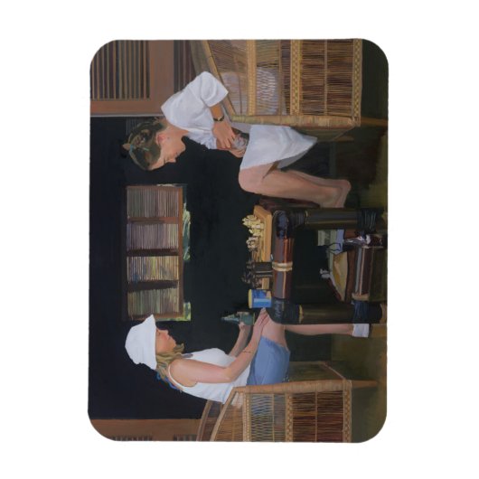 Playing Chess at Goldeneye Magnet (Vertikal)