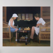 Playing Chess at Goldeneye Poster (Vorne)
