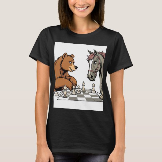 playing chess T-Shirt (Vorderseite)