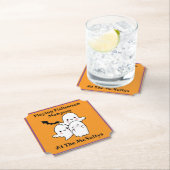 Playing Halloween Mahjong Personalize NAME Untersetzer (Vor Ort)