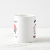 Playing His 50th Inning Baseball Birthday Party Kaffeetasse (Mittel)