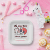 Playing His 50th Inning Baseball Birthday Party Pappteller (Party)