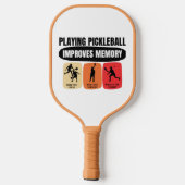 Playing Pickleball Improves Memory Pickleball Schläger (Rückseite)