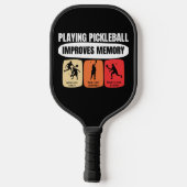 Playing Pickleball Improves Memory Pickleball Schläger (Rückseite)