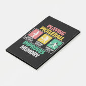 Playing Pickleball Improves Memory Post-it Klebezettel (angewinkelt)