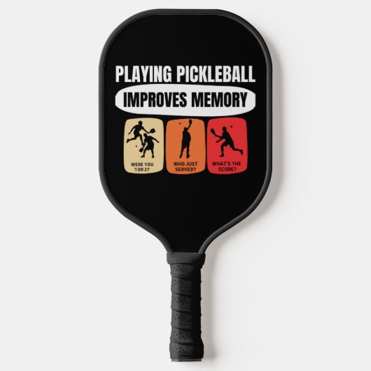 Playing Pickleball Improves Memory Schläger (Vorderseite)
