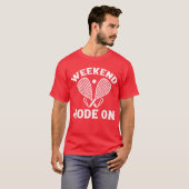 Playing Racquetball Sport Racquetball Weekend Mo T-Shirt (Vorne ganz)