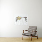 Playing the guitar is always a good idea. wandteppich (Beispiel (Horizontal))