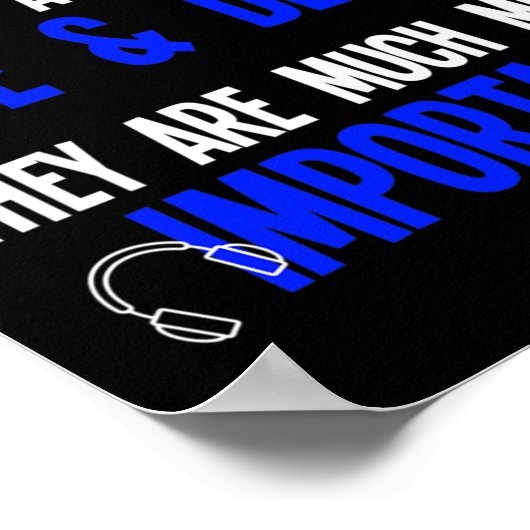 Playing Video Games Funny Pc Console Gamer Geek  Poster (Ecke)
