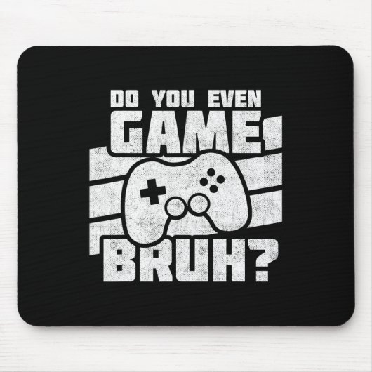 Playing Video Games - Pc Console Gaming - Funny Vi Mousepad (Vorne)
