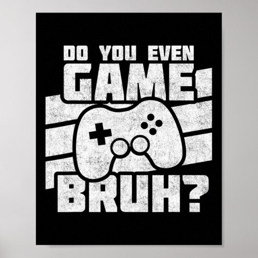 Playing Video Games - Pc Console Gaming - Funny Vi Poster (Vorne)