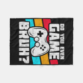 Playing Video Games - Video Gamer Meme - Funny Vid Fleecedecke (Vorderseite (Horizontal))