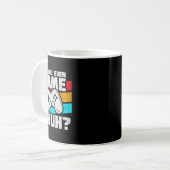 Playing Video Games - Video Gamer Meme - Funny Vid Kaffeetasse (Vorderseite Links)