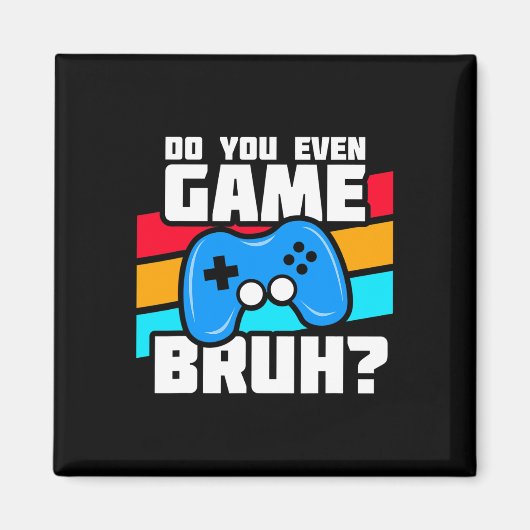 Playing Video Games - Video Gamer Meme - Funny Vid Magnet (Vorne)