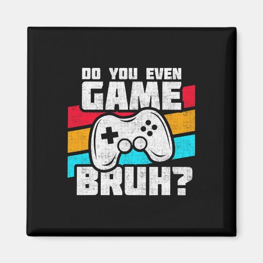 Playing Video Games - Video Gamer Meme - Funny Vid Magnet (Vorne)