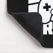 Playing Video Games - Video Gamer Meme - Funny Vid Mousepad (Ecke)