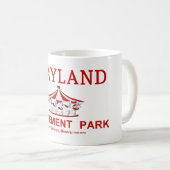 Playland Vergnügungspark, Willow Springs, Illinois Kaffeetasse (VorderseiteRechts)