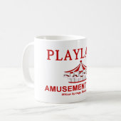 Playland Vergnügungspark, Willow Springs, Illinois Kaffeetasse (Vorderseite Links)