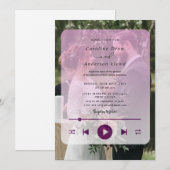 Playlist wedding Invitation (Vorne/Hinten)