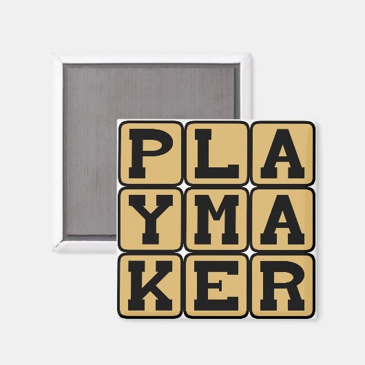 Playmaker, Sportsstar oder Playwright Magnet (Vorderseite/Rückseite)