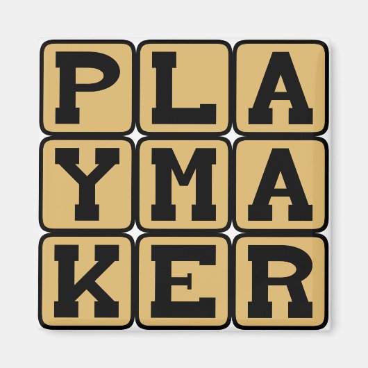 Playmaker, Sportsstar oder Playwright Magnet (Vorne)