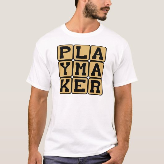 Playmaker, Sportsstar oder Playwright T-Shirt (Vorderseite)