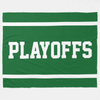 PLAYOFFS Athletic Weißer Text Streifen Auf Fett Gr