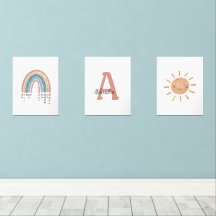 Playroom Kinderzimmer Wall Art Deco Boho