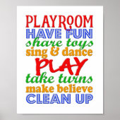 Playroom Poster (Vorne)