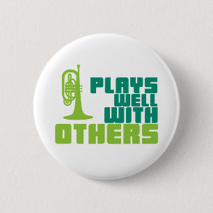 Plays Well with Other - Mellophone Button